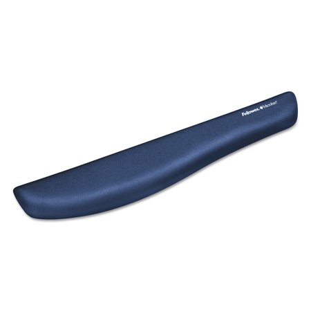 FELLOWES Keyboard Wrist Rest, Blue, 18-1/8x3-3/16" FEL9287401